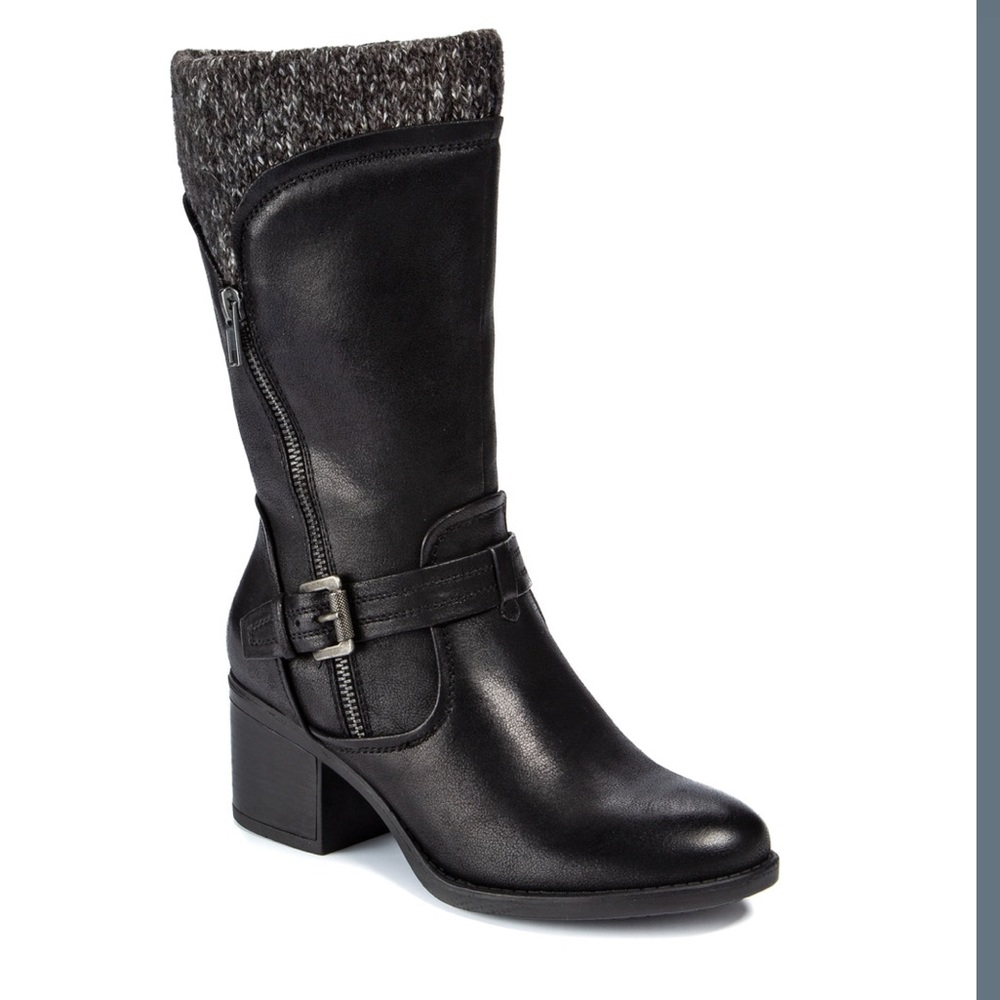 BareTraps block heel Weslin boots size 8